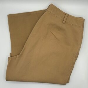 Lauren‎ Ralph Lauren Tan Casual Slim Trousers Cotten Blend Womens Size 10